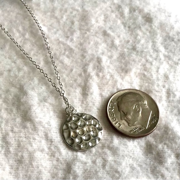 Petite Sterling Silver ‘Faith’ Necklace - Picture 3 of 5